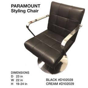 Beauty International Paramount Salon Chair Hydraulic Black