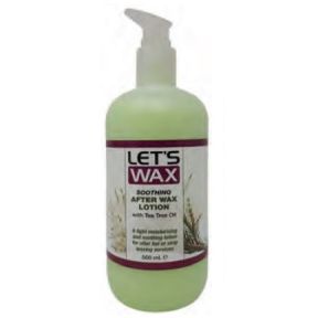 Lets Wax Soothing After Wax Lotion 500ml