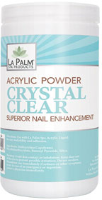 La Palm USA Clear Acrylic Nail Powder 907g