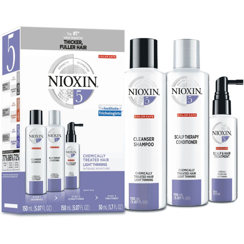 Nioxin System 5 Trial Kit For Chemically Treated Hair