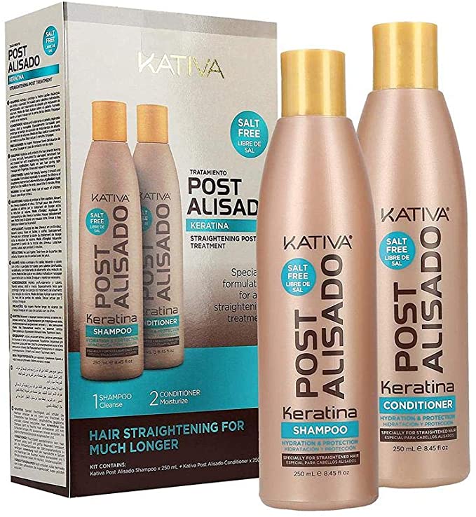 Kativa Keratin Alisado Brazilian Straightening Aftercare Kit 2 Kativ