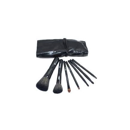 7 Piece Make Up Brush Set Black