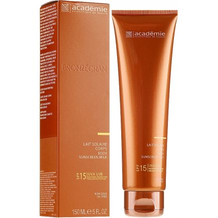 Academie Bronzcran Lait Solaire Body Cream Spf 15 150ml Tester