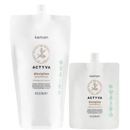 Kemon Actyva Disciplina Shampoo Pouch Bag 500ml