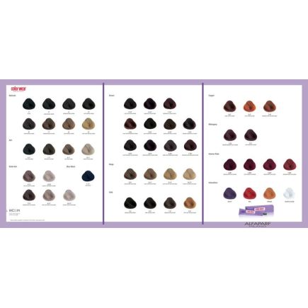 Alfaparf Color Wear Shade Chart