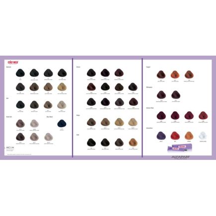 Alfaparf Color Wear Shade Chart