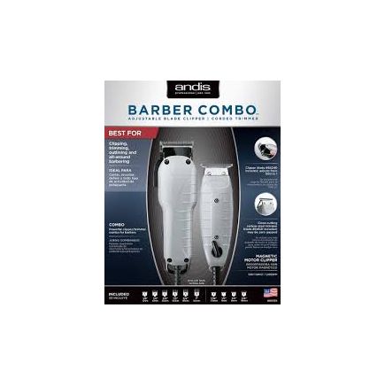 Andis Barber Combo Clipper & Trimmer Set
