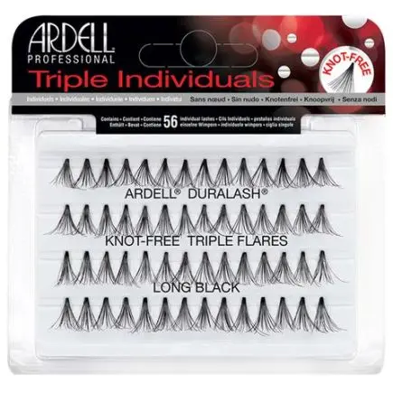 Ardell Duralash Triple Individual Lashes Knot Free - Long Black