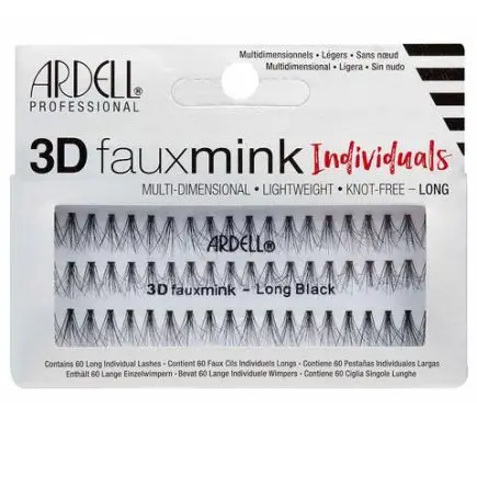 Ardell Lashes 3D Faux Mink Individuals - Long Black