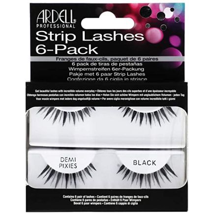 Ardell Lashes 6 Pack Demi Pixies - Black