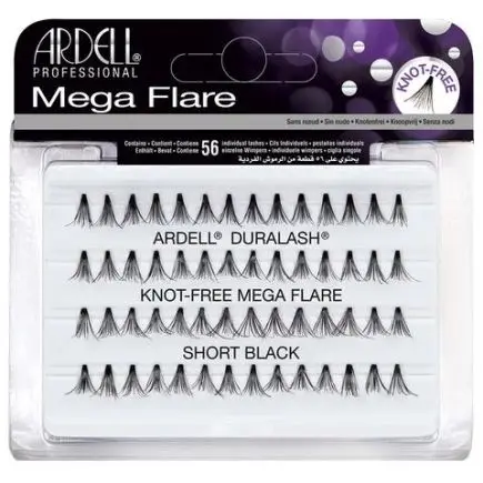 Ardell Mega Flare Individual Lashes - Short Black