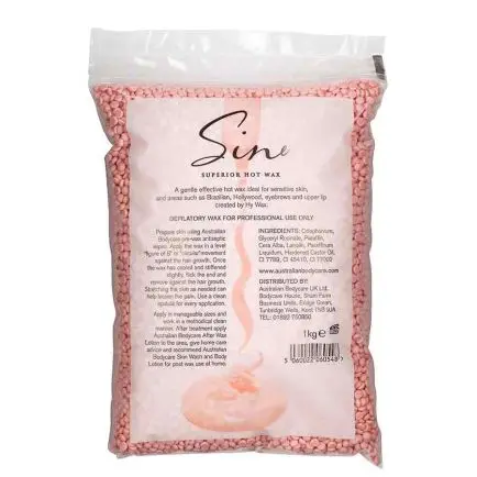 Australian Bodycare Sine Pink Sensitive Hot Wax Pellets 1kg