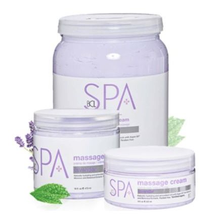 BCL Spa Lavender & Mint Massage Cream 8oz