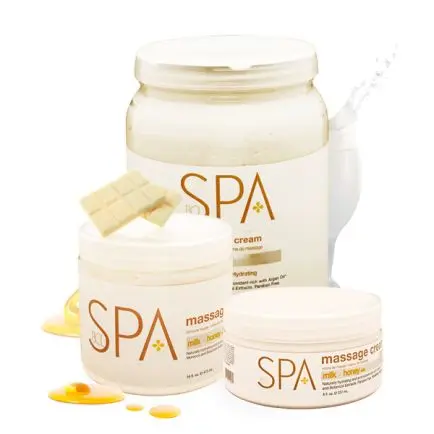 BCL Spa Milk & Honey Massage Cream 64oz