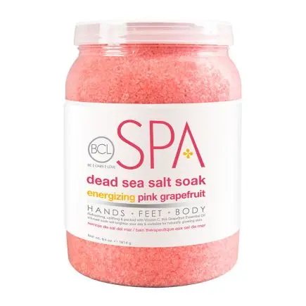 BCL Spa Pink Grapefruit Dead Sea Salt Soak 64oz