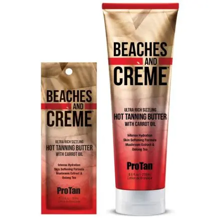 Pro Tan Beaches and Creme Hot Sizzling Tanning Butter Sachet