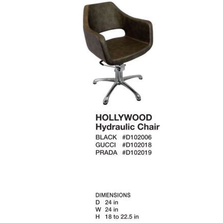 Beauty International Hollywood Salon Chair Prada