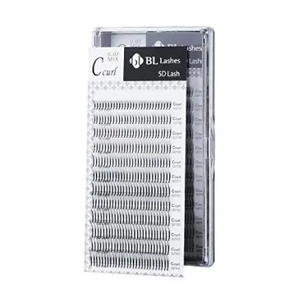 Blink Mink 5D Russian Volume Lashes C Curl 7mm-14mm Mixed Tray 0.07mm