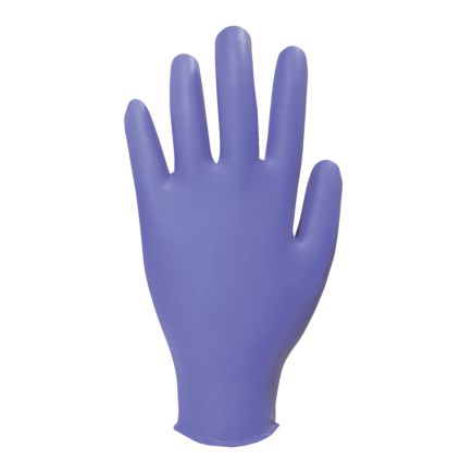 Blue Nitrile Powder Free Gloves Medium 100 Pack