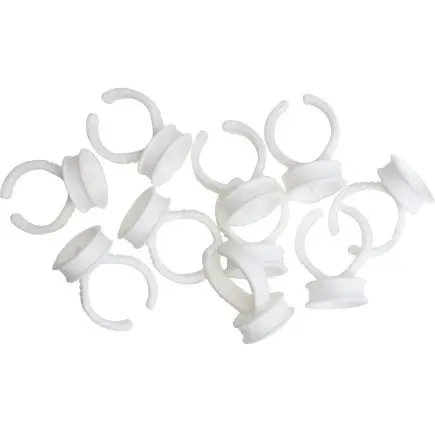 Eyelash Split Cup Glue Rings 5 Pack