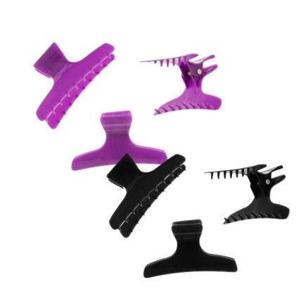 Hair Tools Butterfly Hair Clamps 12 Pack Black