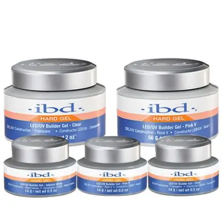 IBD Hard Gel LED/UV Builder Gel Intense White 15g