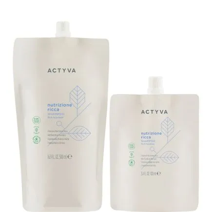 Kemon Actyva Nutrizione Ricca Shampoo Pouch Bag 500ml