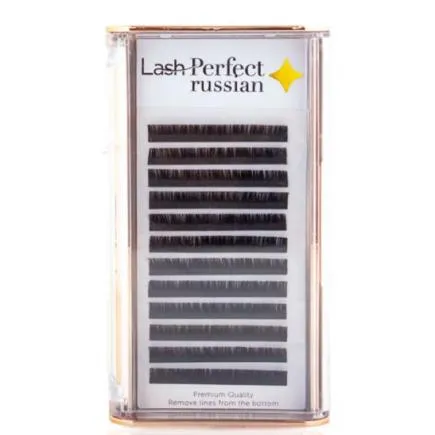 Lash Perfect Russian Lashes C Curl 0.7 x 11mm Black