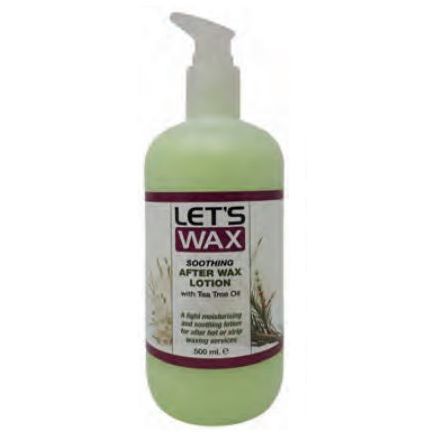 Lets Wax Soothing After Wax Lotion 500ml