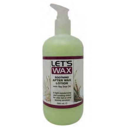 Lets Wax Soothing After Wax Lotion 500ml