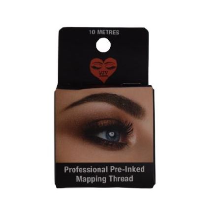 Luv Lashes Pre-Inked Eyebrow Mapping Thread Black