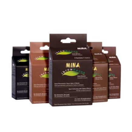 Mina Henna Brow Regular Kit Medium Brown