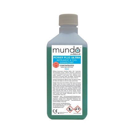 Mundo Power Plus Ultra Instrument & Tool Disinfectant 500ml