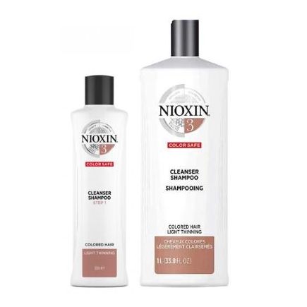 Nioxin System 3 Cleanser Shampoo For Colored Hair 300ml