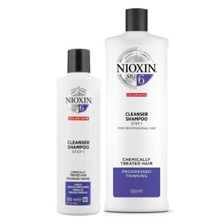 Nioxin System 6 Cleanser Shampoo For Chemically Treated Hair 1 Litre