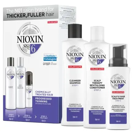 Nioxin System 6 Kit For Thinning Chemically Treated Hair