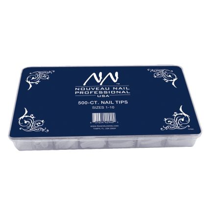 Nouveau Nails French White Nail Tips 500 Pack