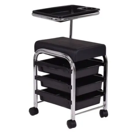 Pedicure Trolley Black