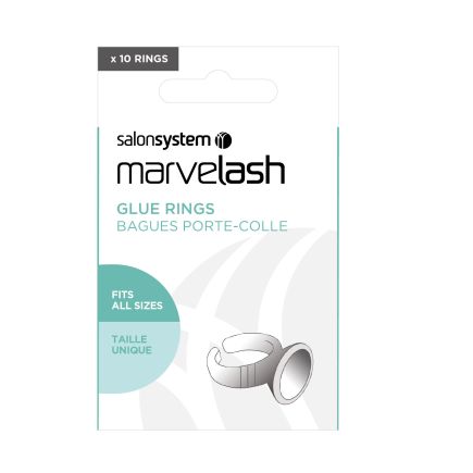 Salon System Marvelash Glue Rings 10 Pack