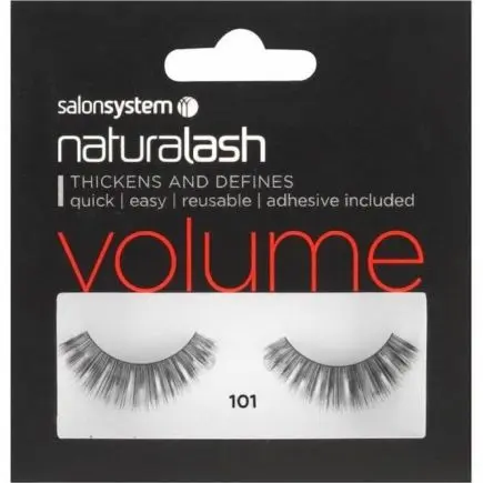 Salon Systems 101 Black Strip Lashes