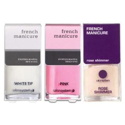 Salon System Nail French Manicure Kit Pink