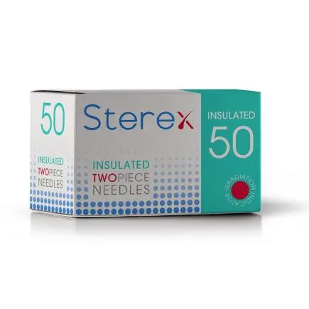 Sterex Two Piece Insulated Needles F3I 50 Pack