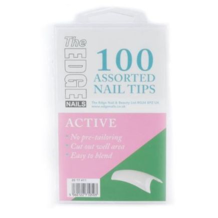 The Edge Active Nail Tips 100 Pack