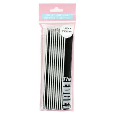 The Edge Duraboard Nail Files 180/240 10 Pack