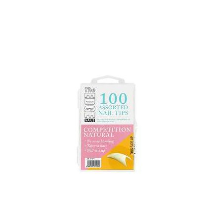 The Edge Nails Competition Natural Tips 100 Pack