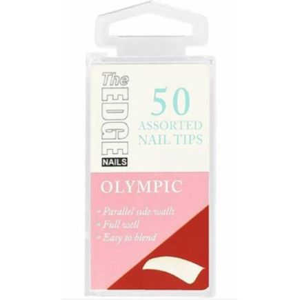 The Edge Nails Olympic Nail Tips Size 1 50 Pack