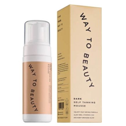 Way To Beauty Self Tan Mousse Dark 150ml