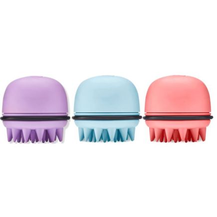 Wet Brush Head Start Exfoliating Scalp Massager Coral