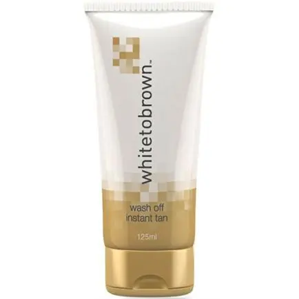 White To Brown Wash Off Instant Tan 125ml