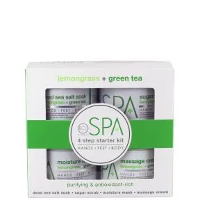 BCL Lemongrass and Green Tea 4-Step Spa Kit